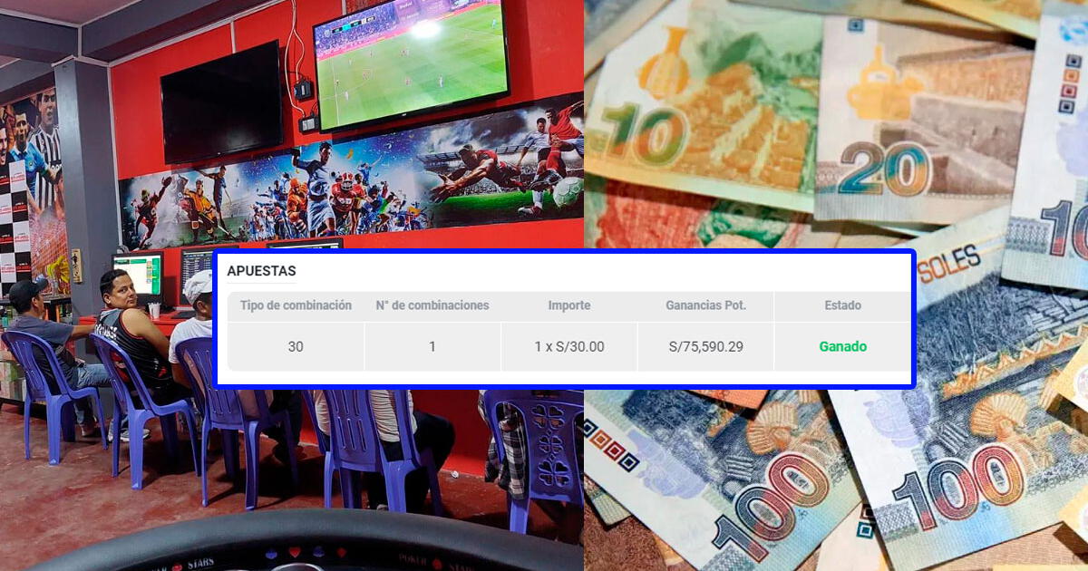 ¿Cómo ganar 75 mil soles con una apuesta de 30 soles? Peruano logró lo 'imposible' y se hace viral