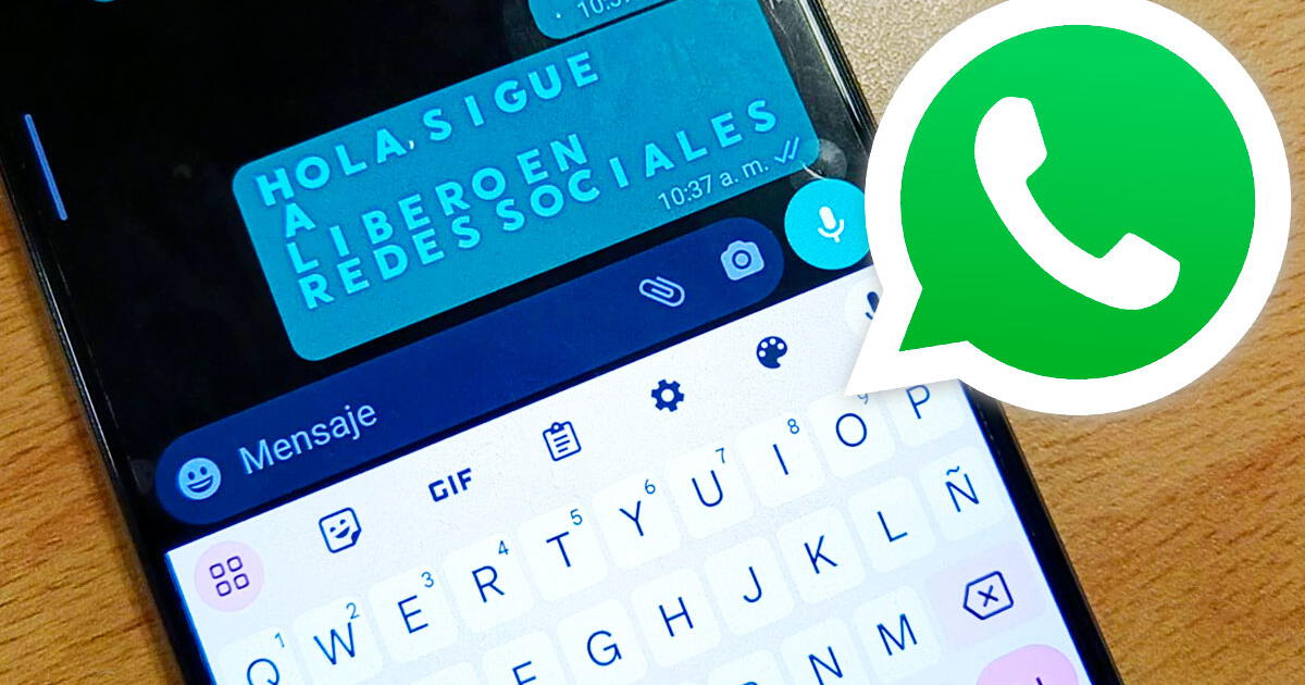 ¿Cansado del tipo de letra de WhatsApp? Así podrás escribir con letras azules en tus chats