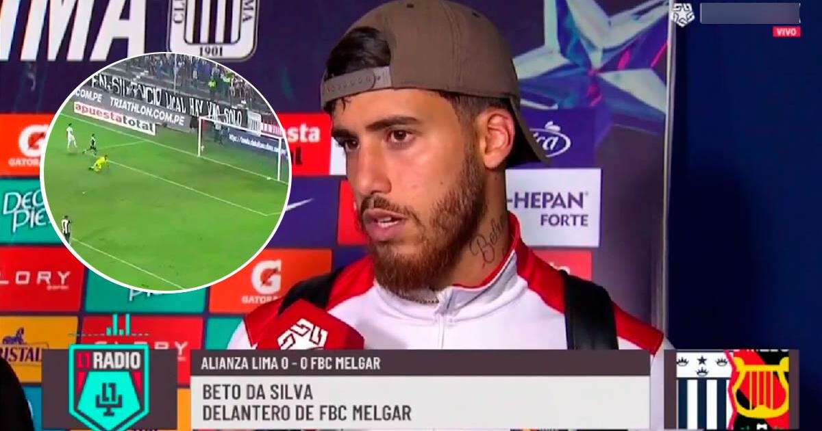 Beto Da Silva sobre el gol que se falló ante Alianza Lima: 