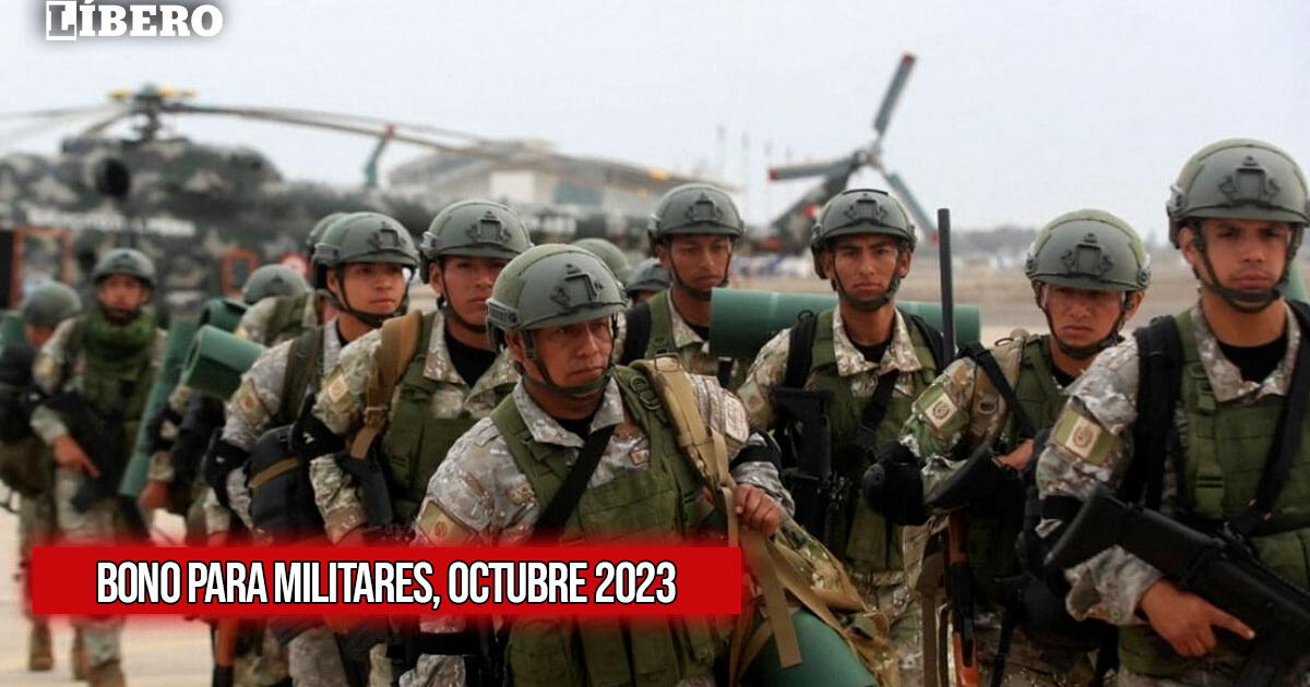 Bono servicio militar, octubre 2023: ¿Qué se sabe de la entrega del incentivo económico?