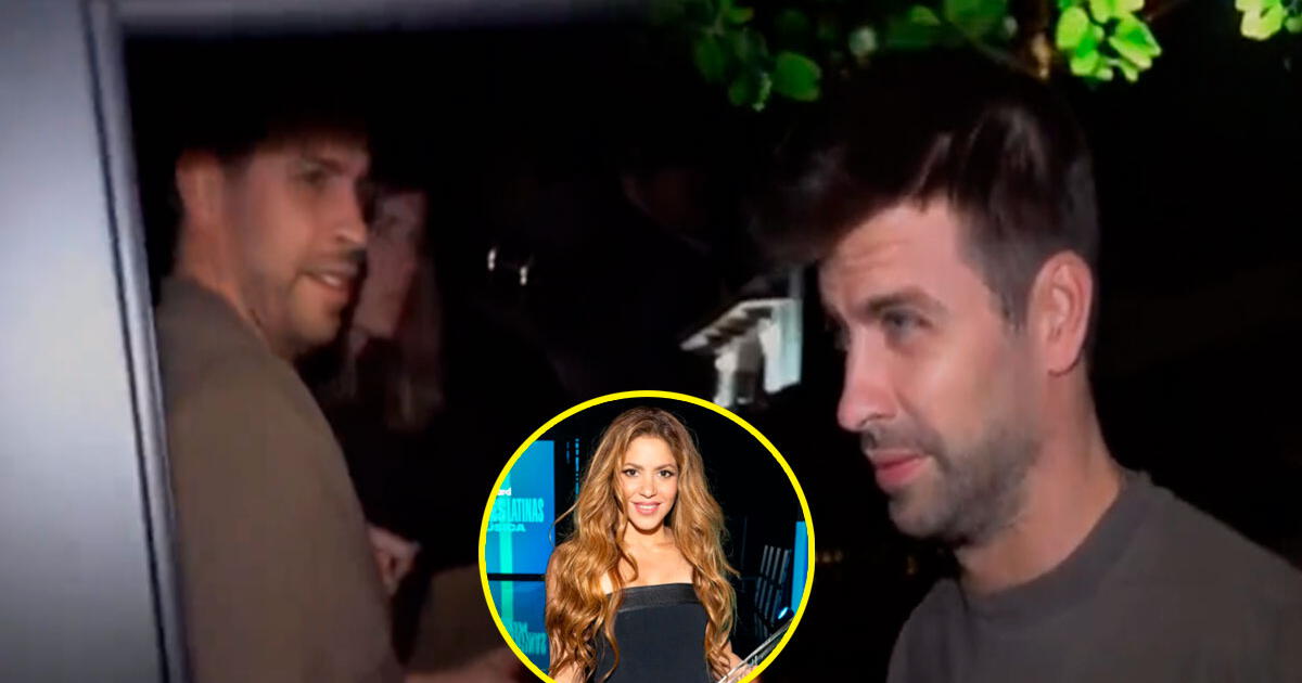 Reporter confronts Gerard Piqué and reminds him of Shakira during his visit to Mexico: 