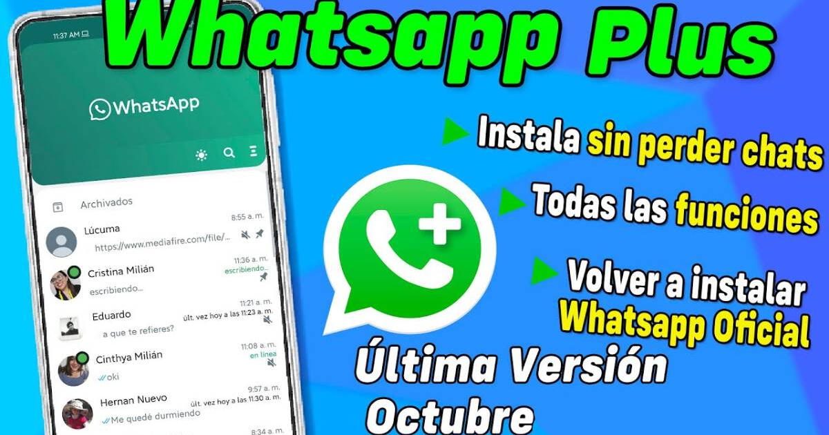 WhatsApp Plus: descarga la última versión del APK octubre 2023