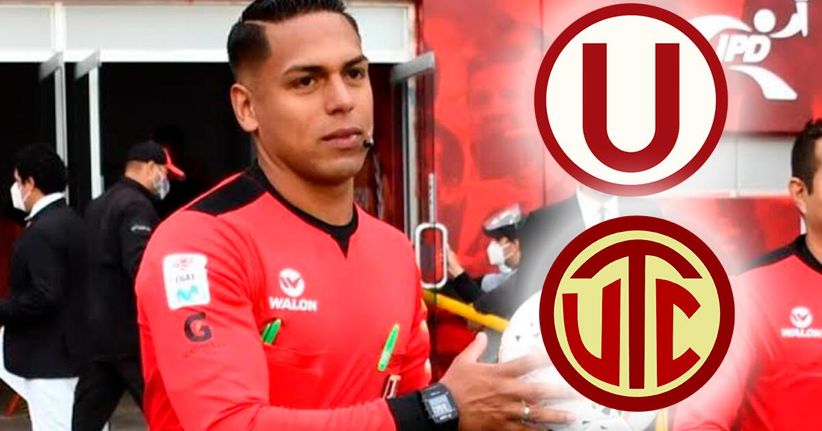 Bruno Pérez será el árbitro que impartirá justicia en el partido entre Universitario vs UTC