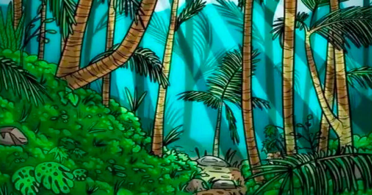 Hay un animal oculto en la jungla, ¿logras verlo? El 99% se rindió