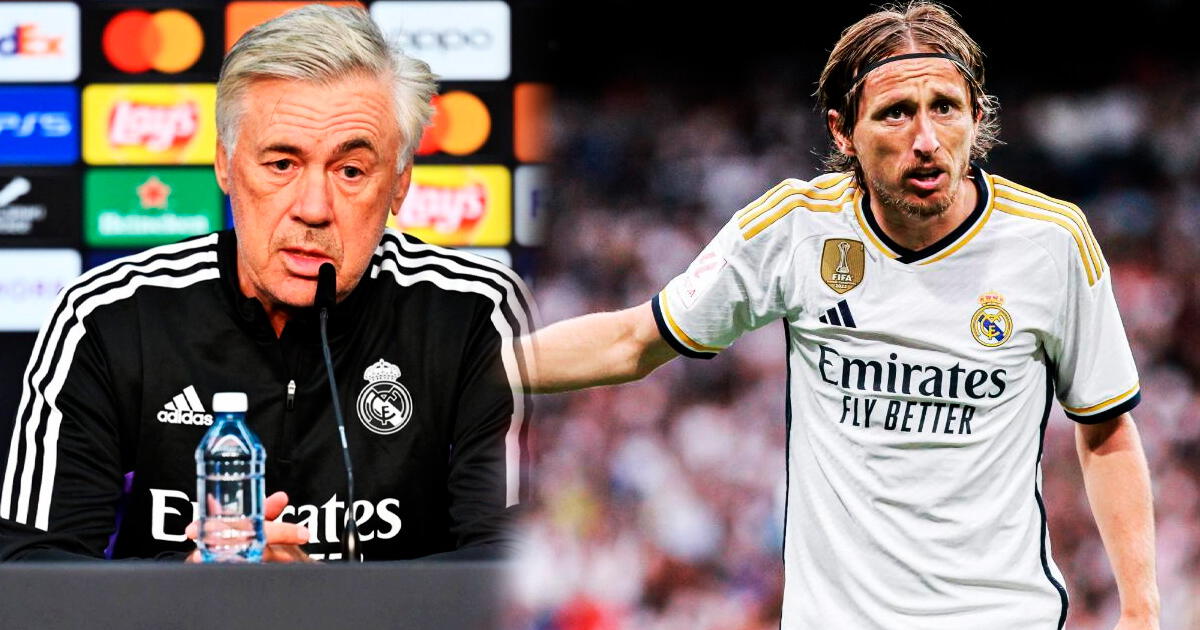 Carlo Ancelotti reveló por qué Luka Modric salió de los últimos dos partidos del Real Madrid