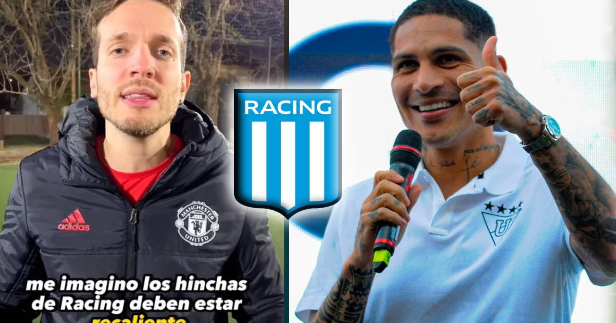 Hincha de River furioso con Racing por Paolo Guerrero: 