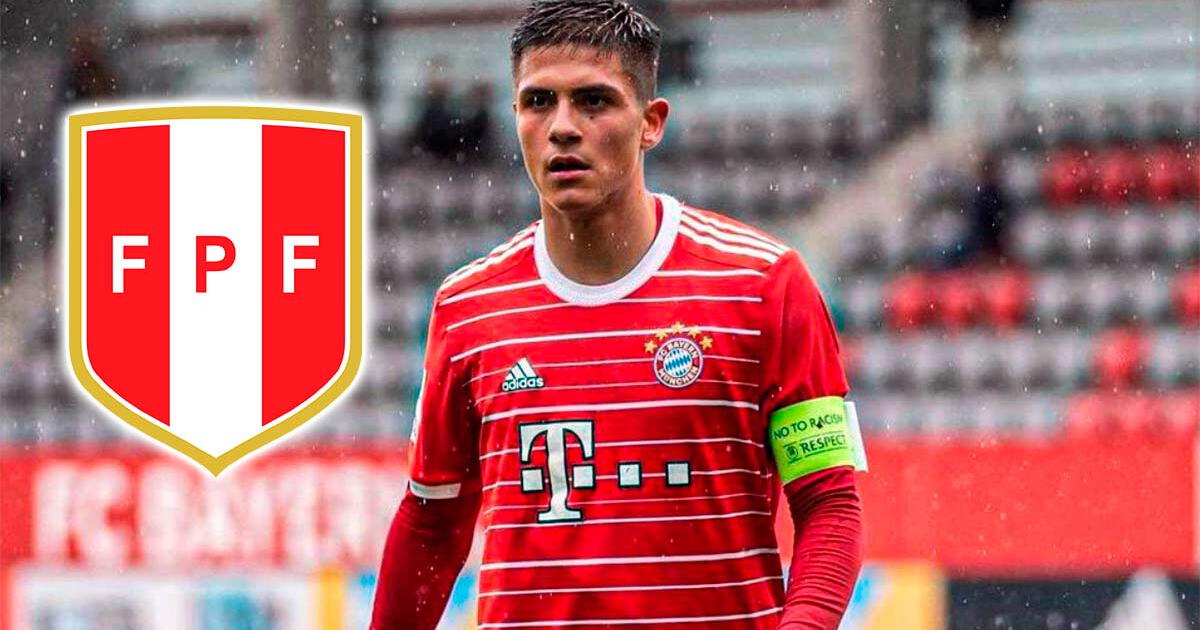 Matteo Pérez, futbolista de Bayern Múnich, sería convocado a la selección peruana