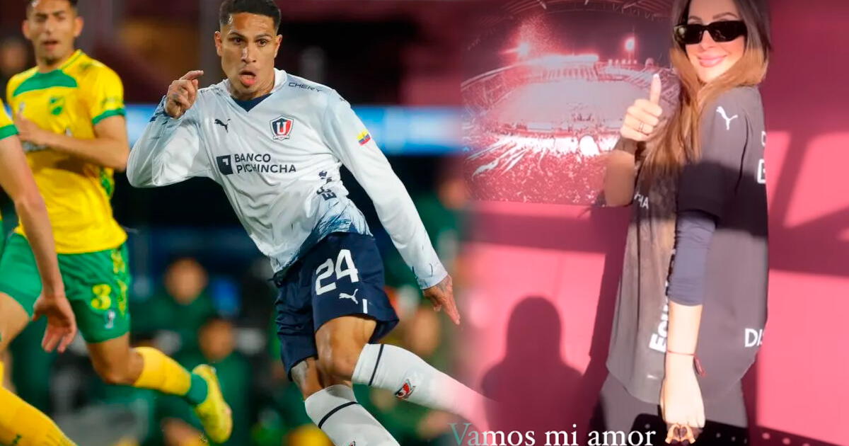 Ana Paula publishes a message for the Sudamericana final and Guerrero responds with love.