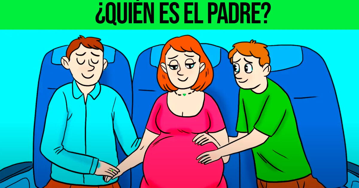 Show your level of intelligence with this riddle: Who is the baby's father?
