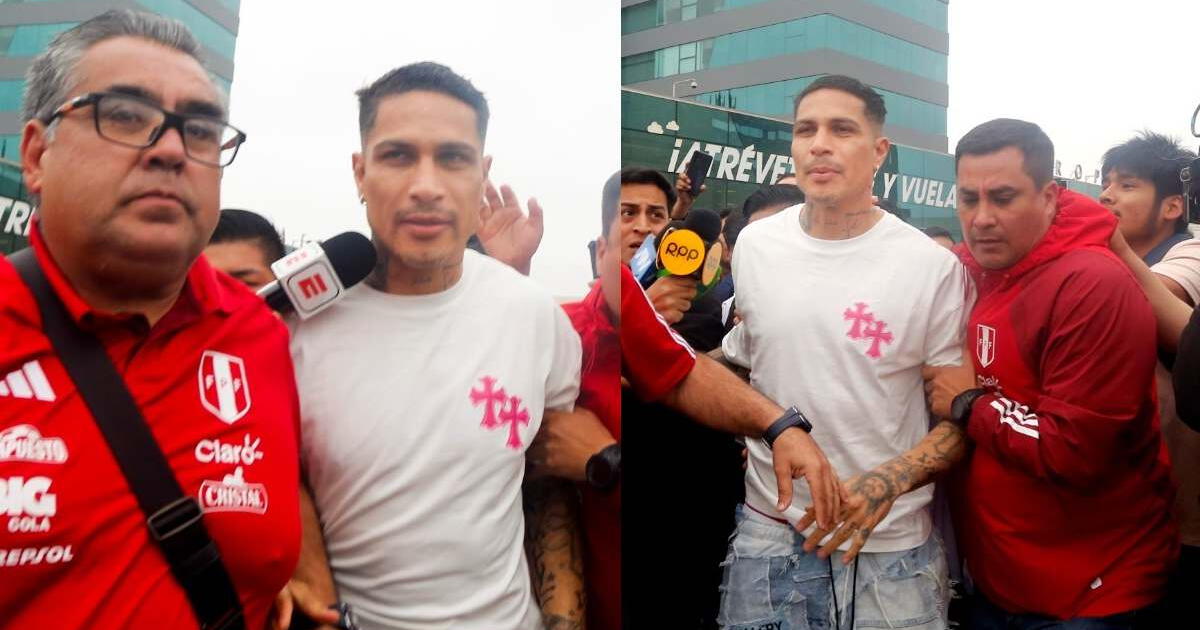 Paolo Guerrero arrived in Lima to join the Peruvian national team and take on the Eliminatorias.