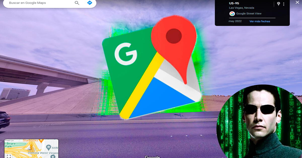 Usa Google Maps para recorrer su ciudad y encuentra peculiar 'error' en la Matrix