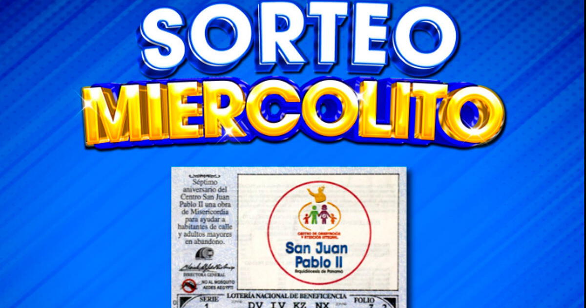 Lotería Nacional de Panamá EN VIVO: sorteo del miercolito HOY, 11 de octubre