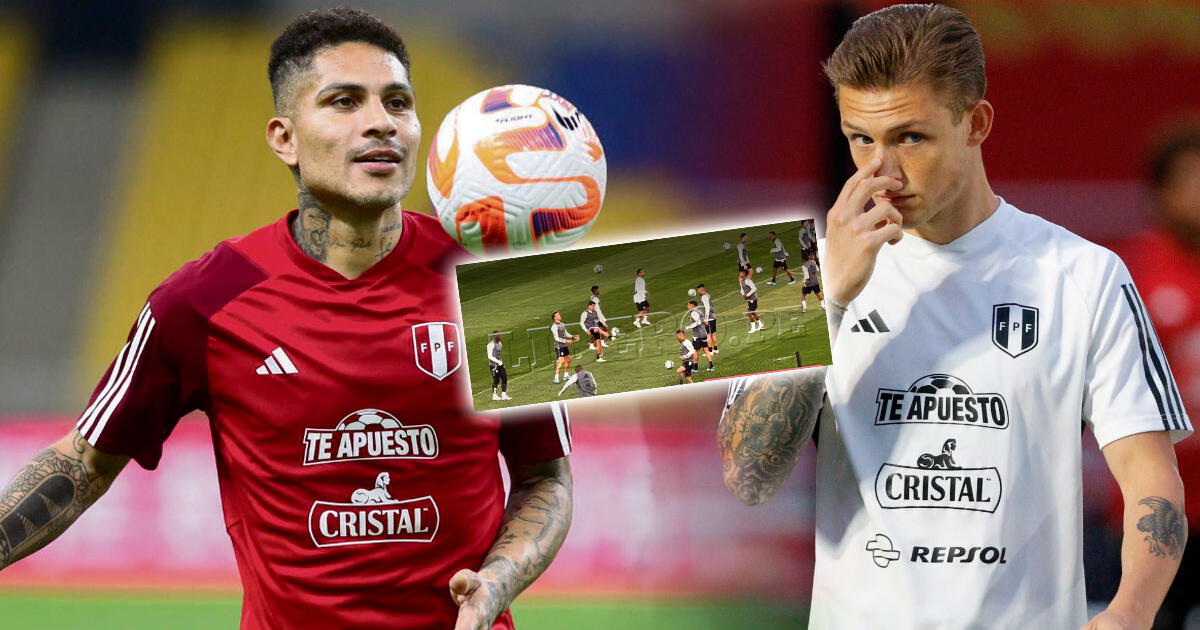 Perú vs. Chile: Guerrero y Sonne hicieron 'magia' en los entrenamientos 