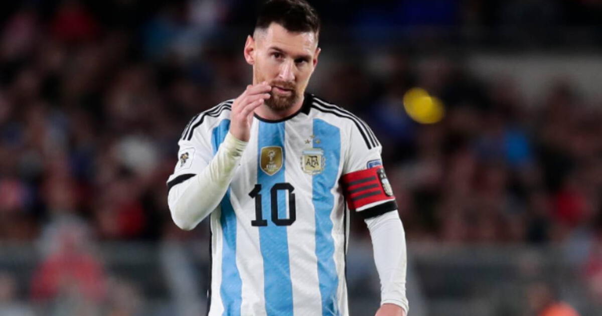 ¿Lo guardan para el partido contra Perú? Messi será suplente ante Paraguay