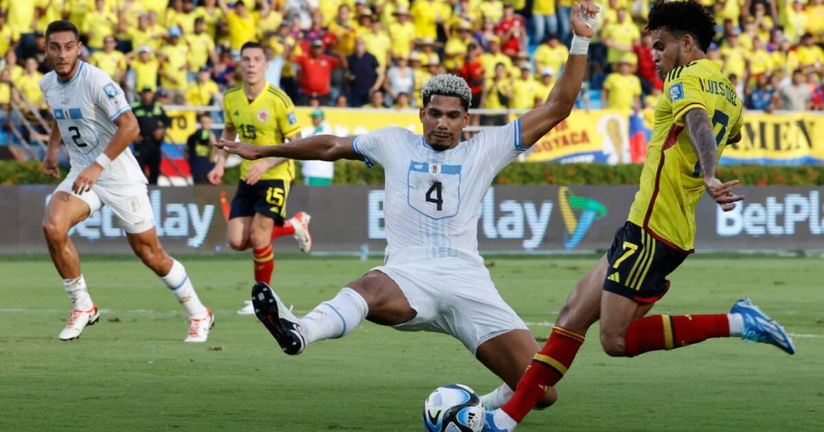 Colombia empató 2-2 con Uruguay en electrizante partido por las Eliminatorias 2026