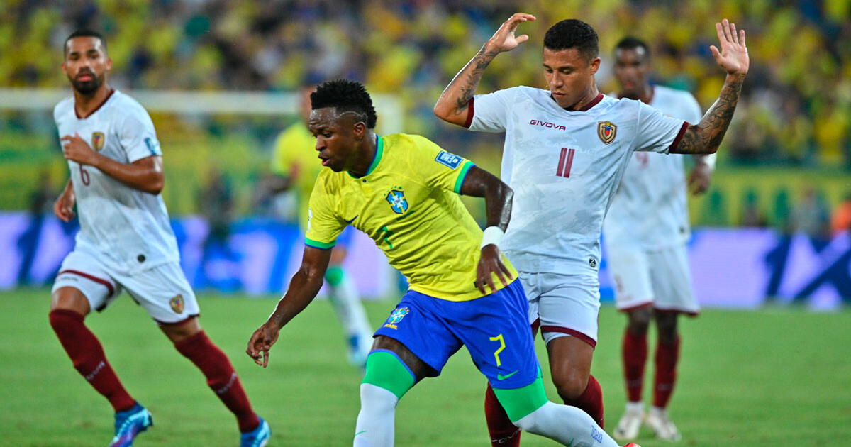 Venezuela rescató un histórico empate frente a Brasil y escaló la tabla de posiciones