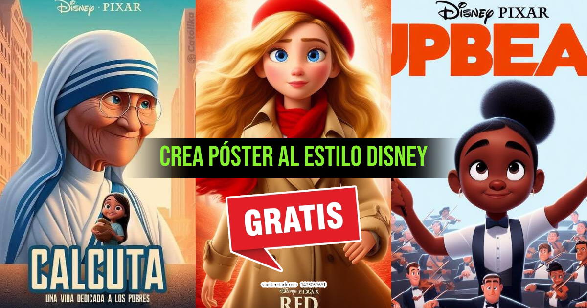 Cómo crear imágenes y pósters con un estilo a lo Disney Pixar gratis con la IA - GUÍA