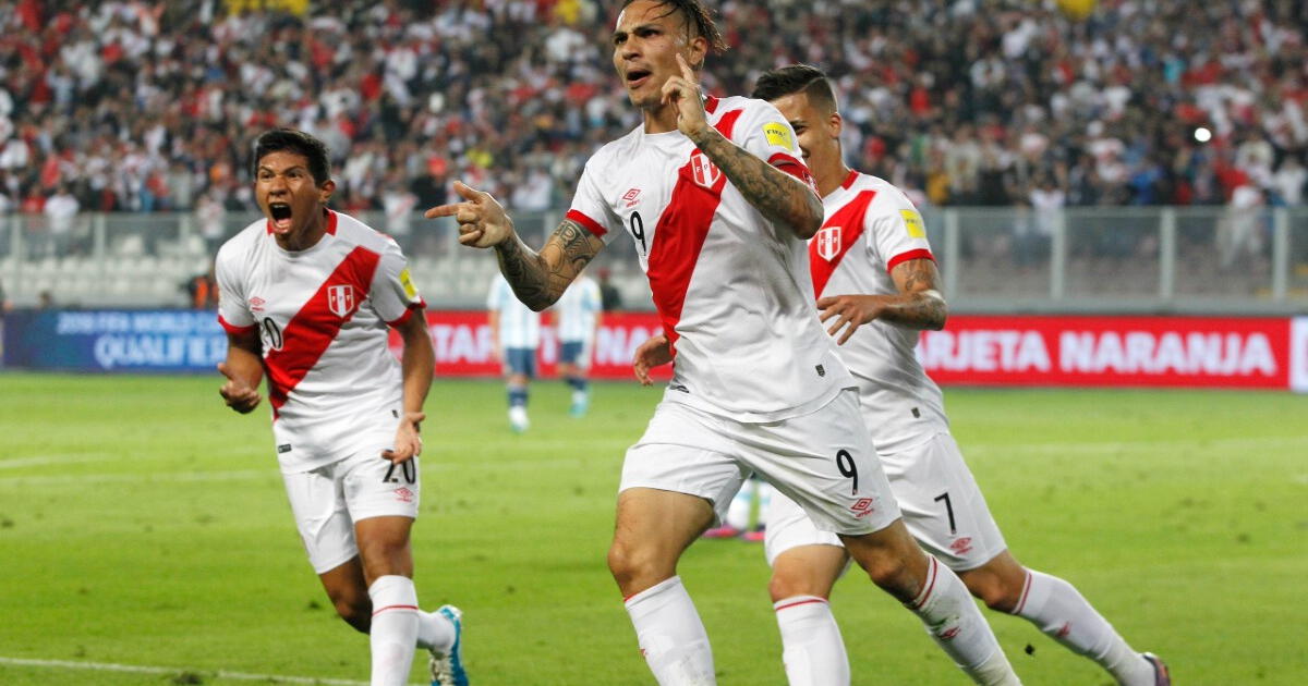 Paolo Guerrero and how he did every time he faced the Argentine national team.