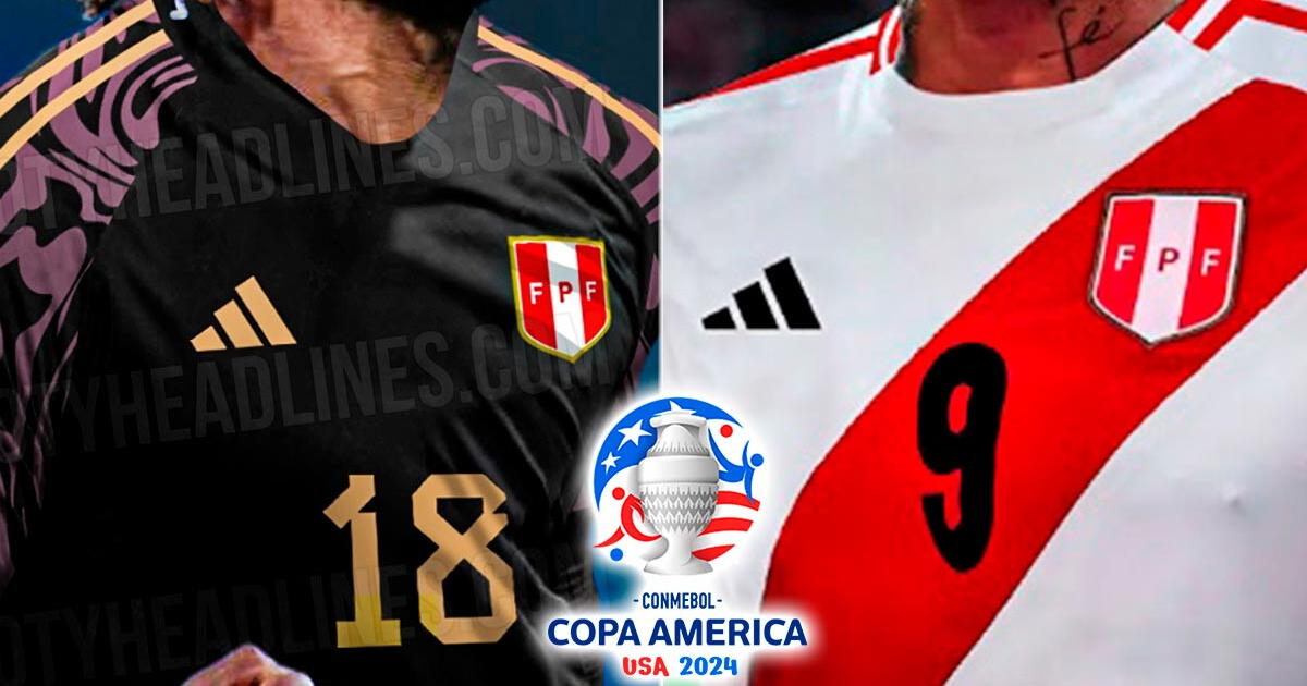 Filtran las que serían las nuevas camisetas de Perú para la Copa América 2024 