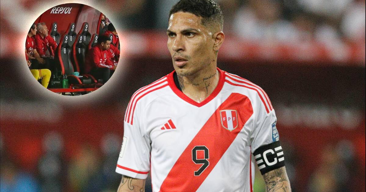 What is the real reason why Paolo Guerrero did not stay on the bench?