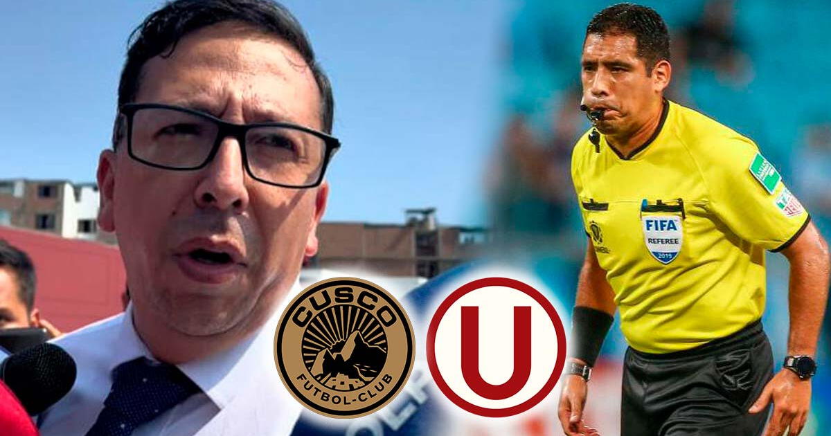 Asesor de Cusco FC no descartó que plantel no se presente ante la 'U' por arbitraje de Haro