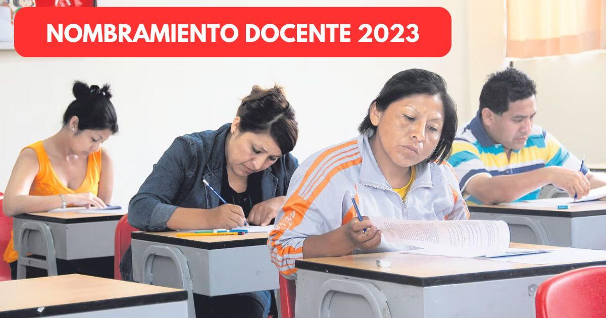 Resultados Nombramiento Docente 2023: ¿Quiénes podrán elegir las instituciones educativas?