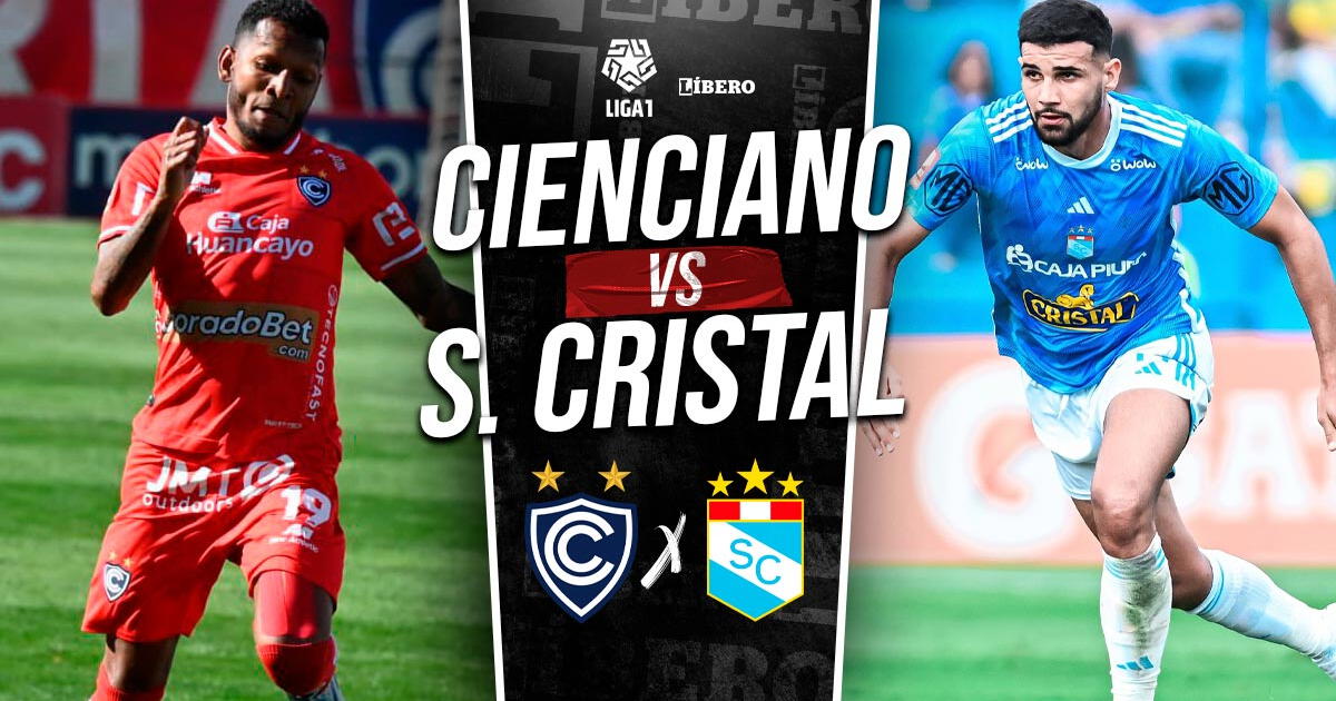 Sporting Cristal vs. Cienciano LIVE: forecast, what time they play and channel to watch Liga 1.