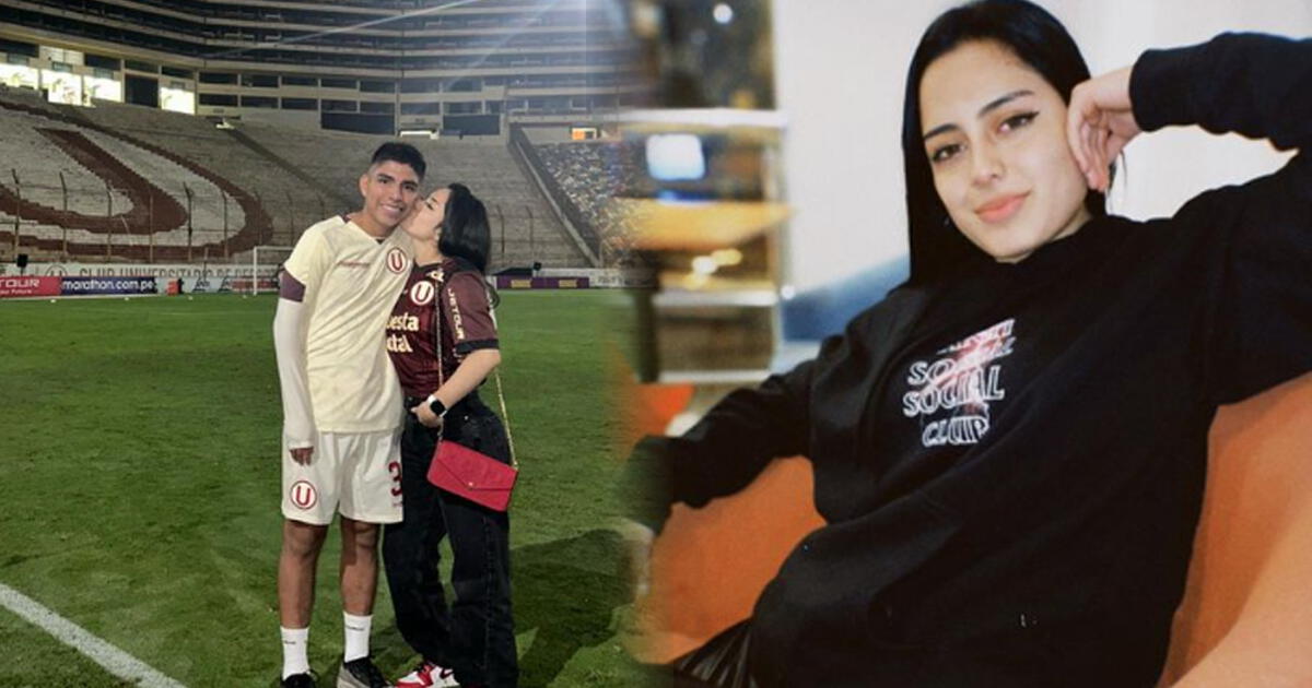 Piero Quispe's girlfriend gets emotional with the support of Universitario fans in Cusco.