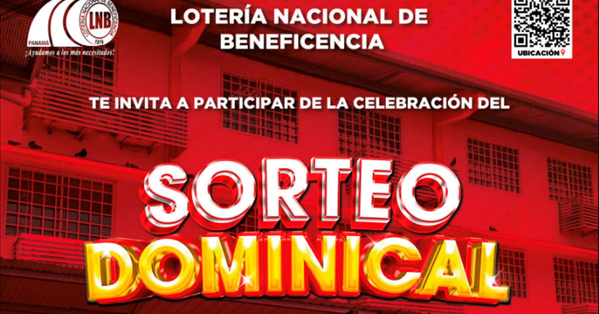 Lotería Nacional de Panamá de HOY, domingo 22 de octubre: números del sorteo Dominical