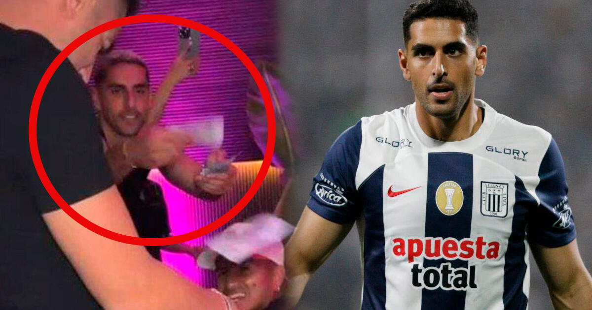 Pablo Sabbag y el gesto en la fiesta que indigna a hinchas de Alianza Lima