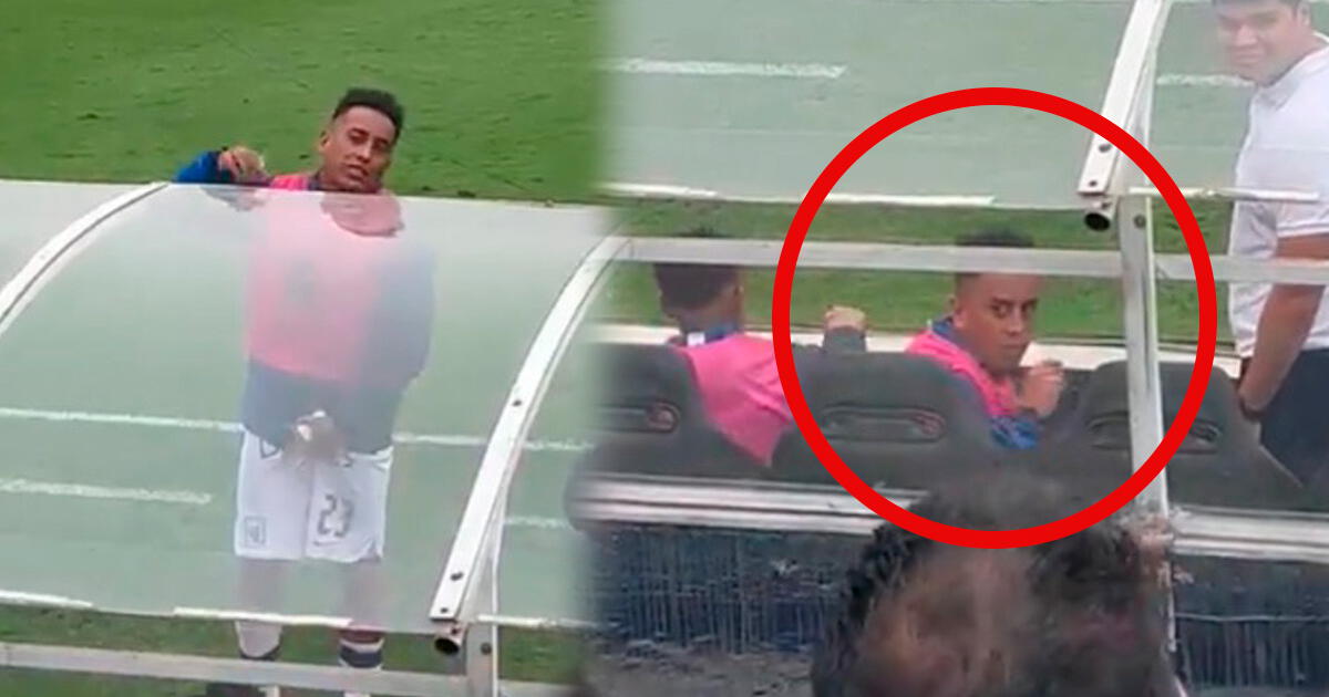 Christian Cueva y el tenso cruce de palabras con un hincha en Matute: 