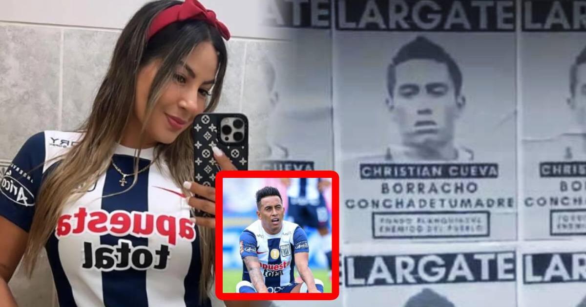 Esposa de Cueva respalda al futbolista tras carteles en su contra: 