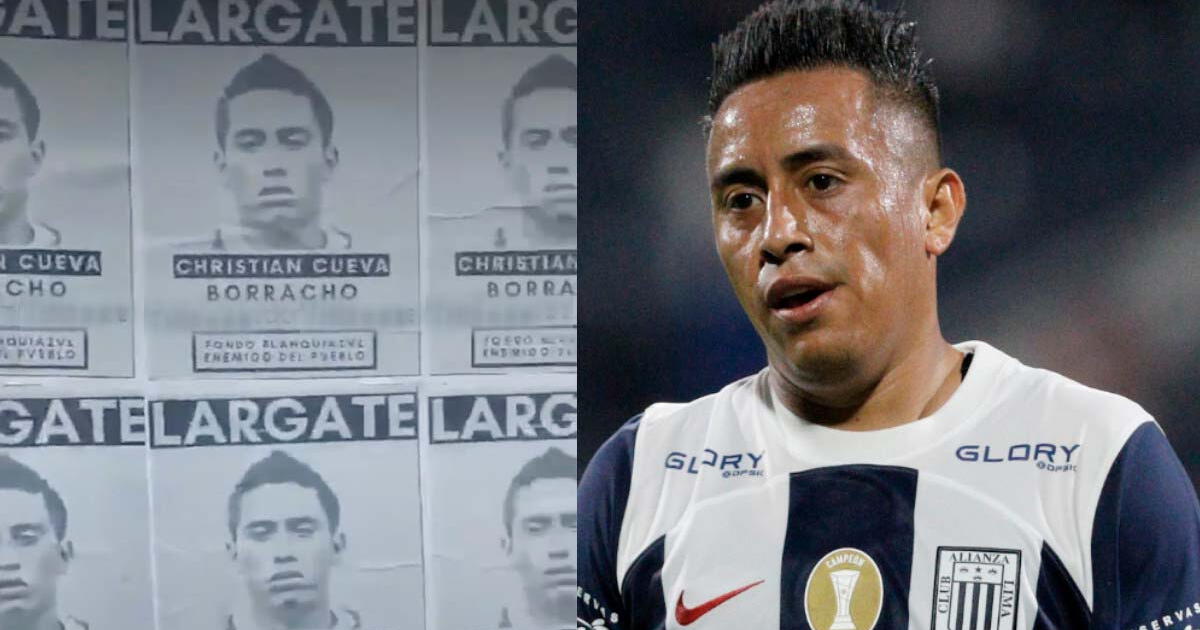 Hinchas de Alianza Lima exigen salida inmediata de Cueva con carteles: 