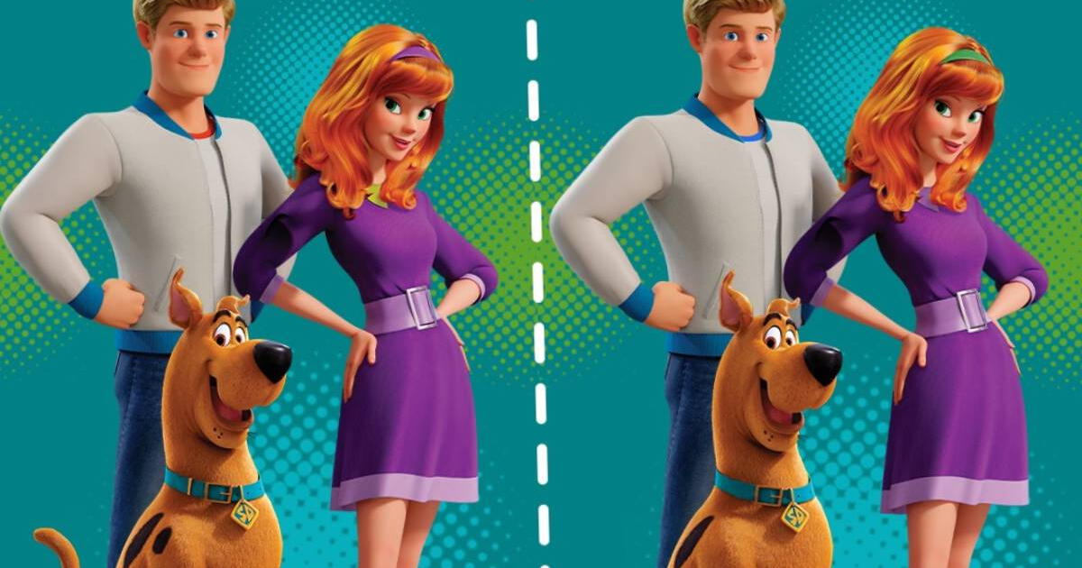 ¡La pandilla de Scooby-Doo necesita ayuda! Busca las 6 fallas antes de los 5 segundos