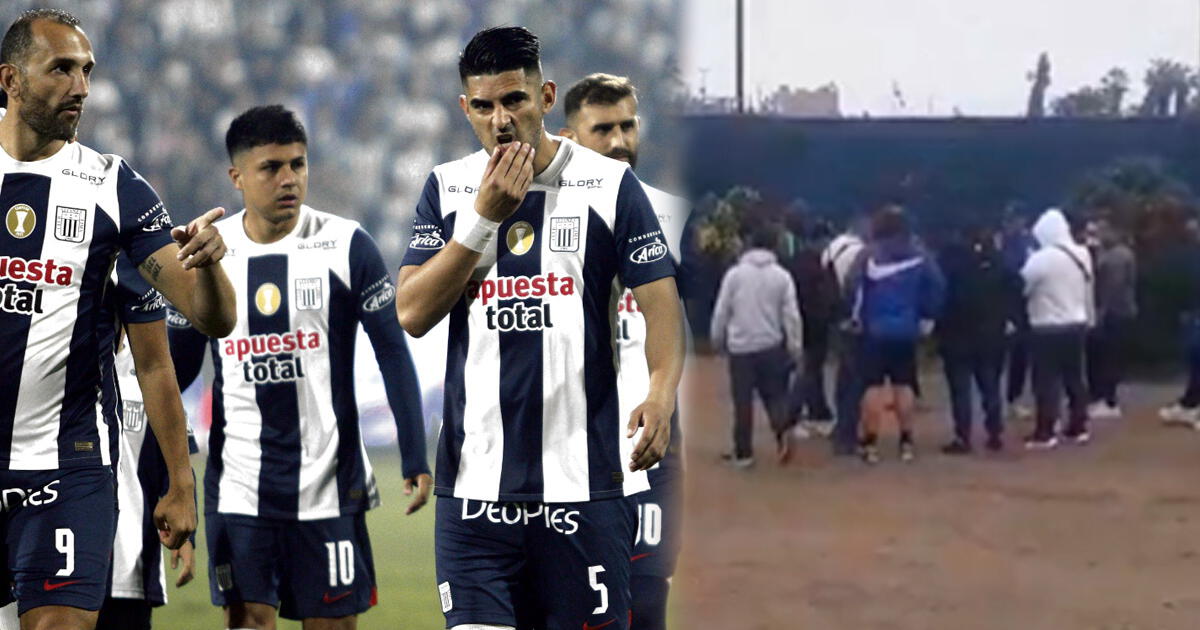 Barristas ingresaron a entrenamiento de Alianza Lima para expresar su malestar a los jugadores