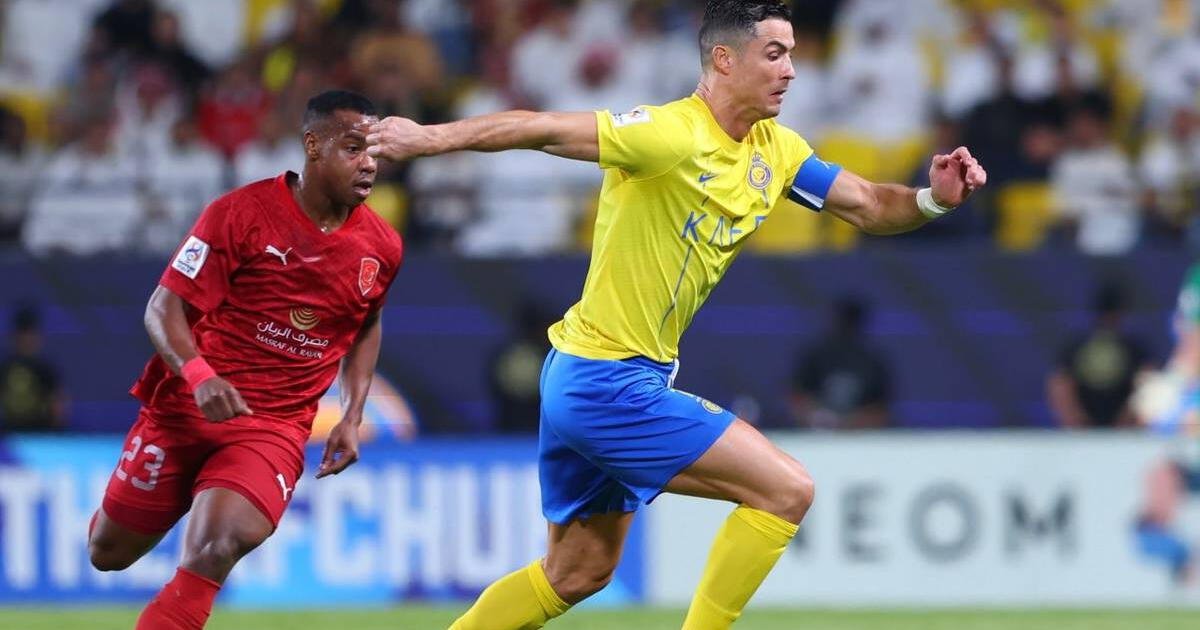 Con doblete de Cristiano Ronaldo, Al Nassr venció 4-3 a Al Duhail por AFC Champions League