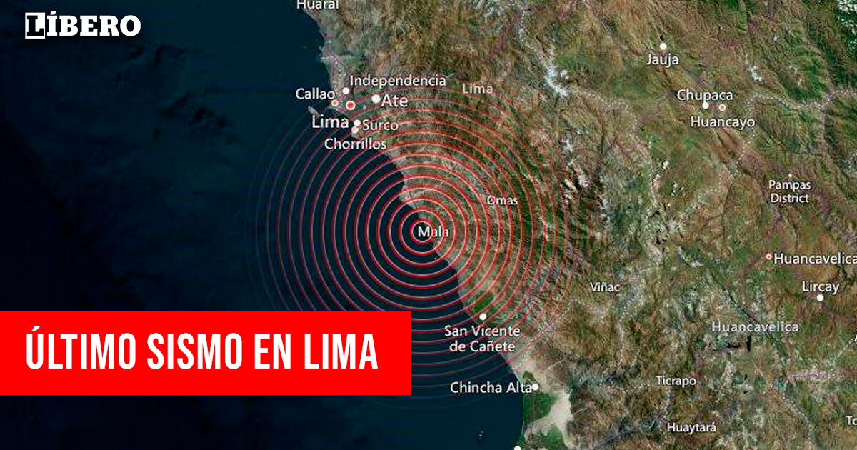 Temblor en Lima hoy, martes 24 de octubre: magnitud y epicentro del sismo