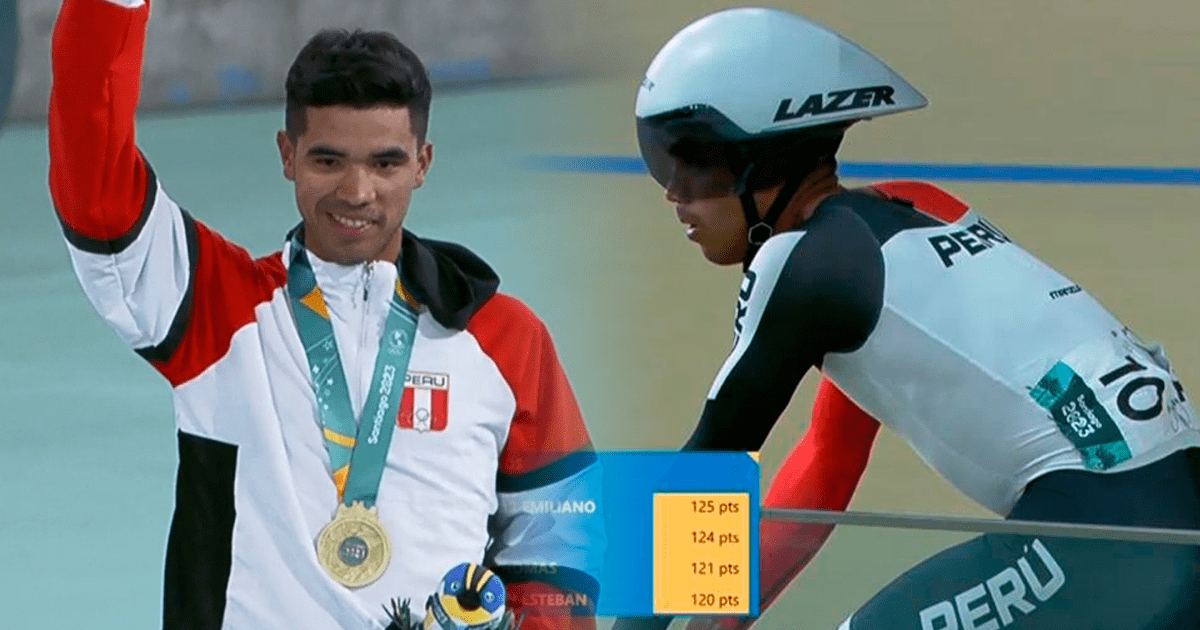 Second gold for Peru! Hugo Ruiz won in cycling at the Santiago 2023 Pan American Games.