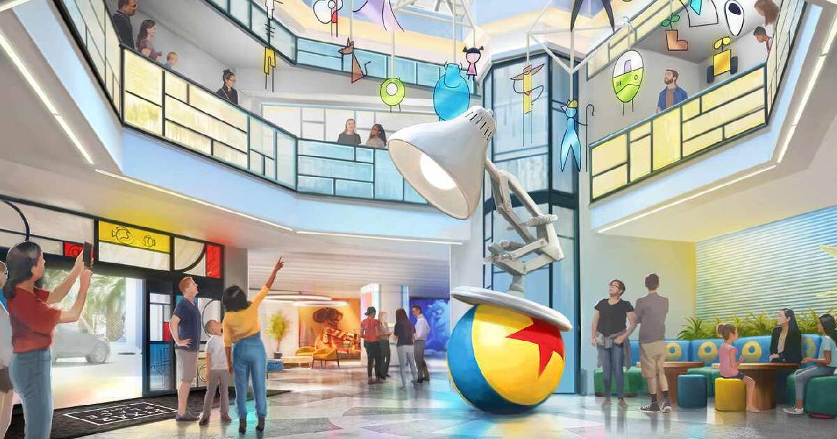 ¿Cómo lucen las instalaciones del hotel de Pixar que abrirá sus puertas en 2024?