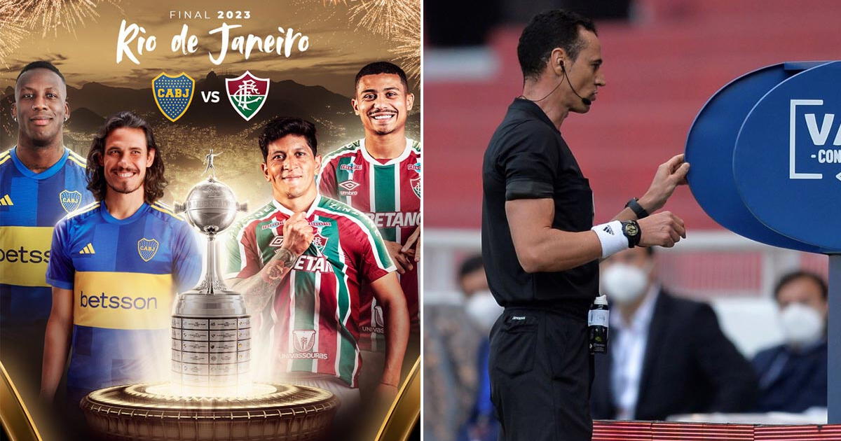 ¿Quién será el árbitro de la final de la Copa Libertadores 2023 entre Boca vs. Fluminense?