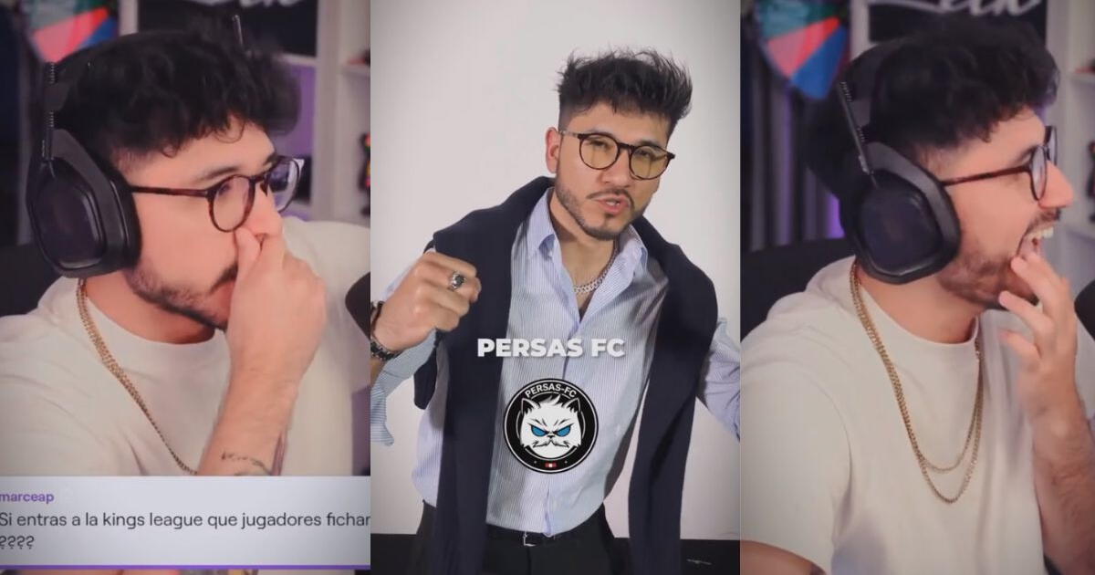 AndySane en Persas FC: ¿A qué jugadores ficharía el Youtuber peruano para la Kings League Américas?