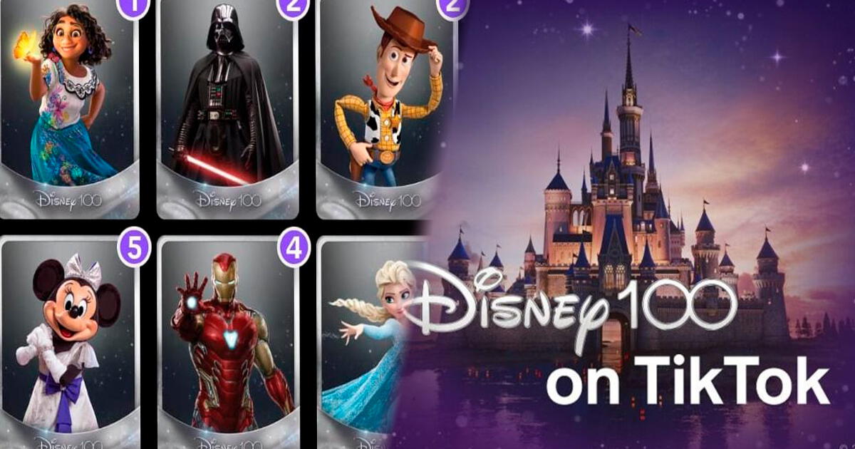 Disney 100 en TikTok: ¿cuáles son las 18 cartas coleccionables y cómo conseguirlas gratis?