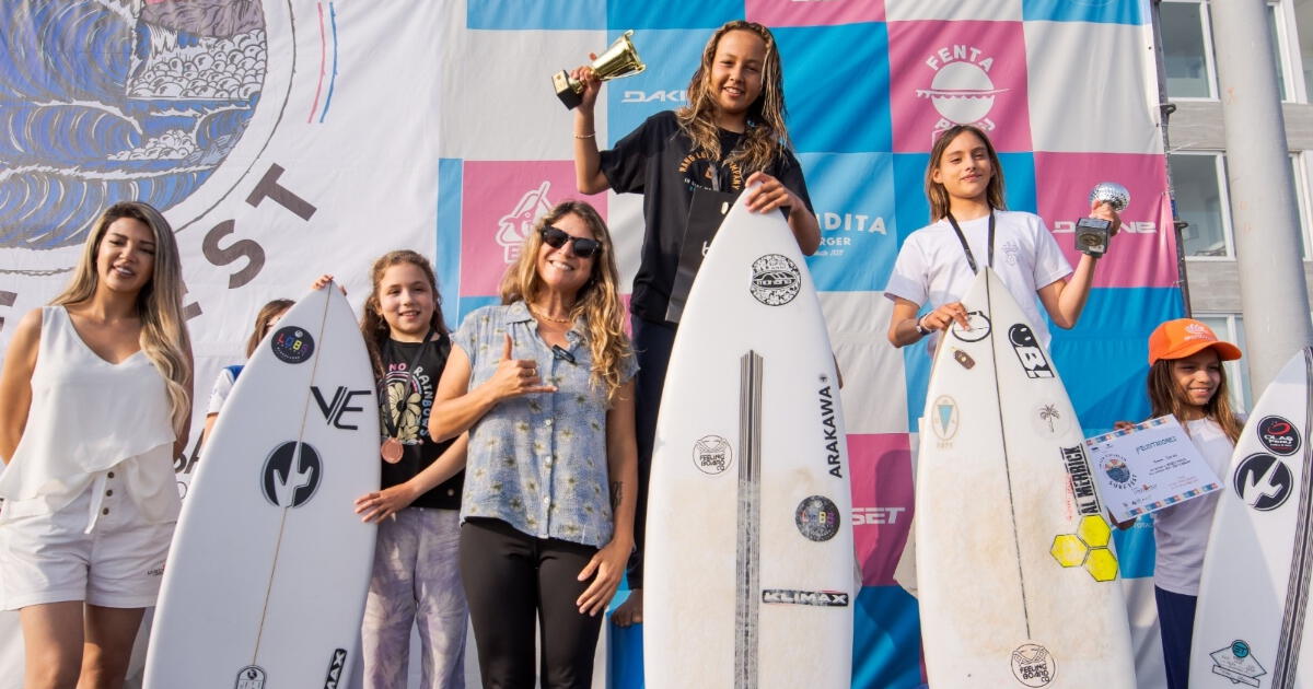 Sofía Mulánovich apoya aparición de nuevos valores del surf peruano en Circuito Interescolar
