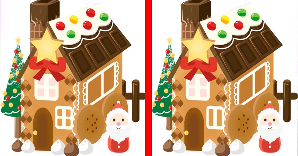 ¿Podrás ubicar todas las diferencias en la casa navideña? El 99% falló en este reto para GENIOS