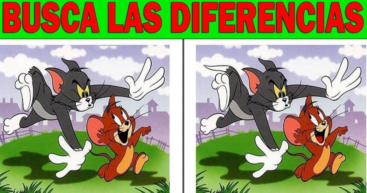 ¡Tom y Jerry necesitan ayuda! Halla los 6 detalles que diferencian sus postales
