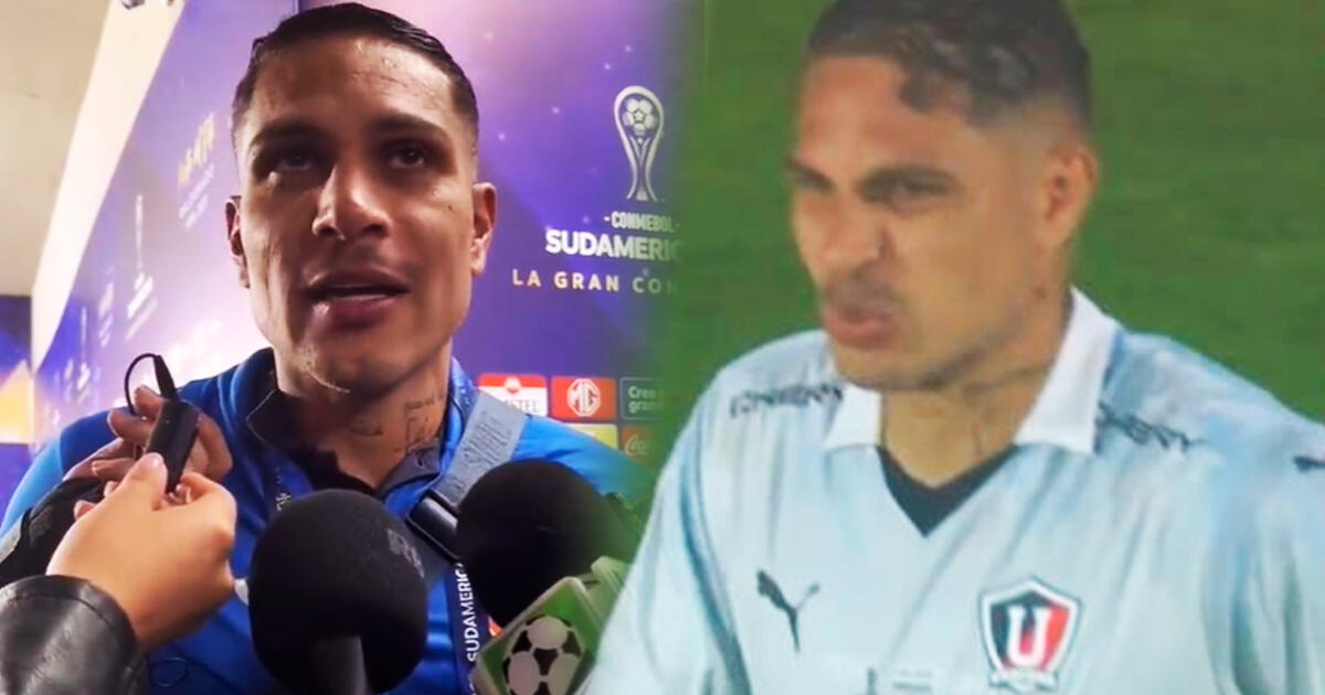 Paolo Guerrero criticized the referee after missing a penalty in the Copa Sudamericana final.