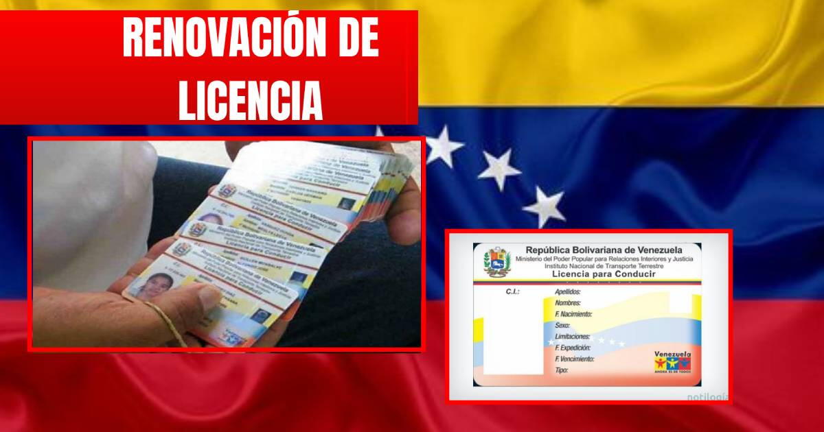 ¿Cómo renovar la licencia de conducir en Venezuela? GUÍA paso a paso 2023