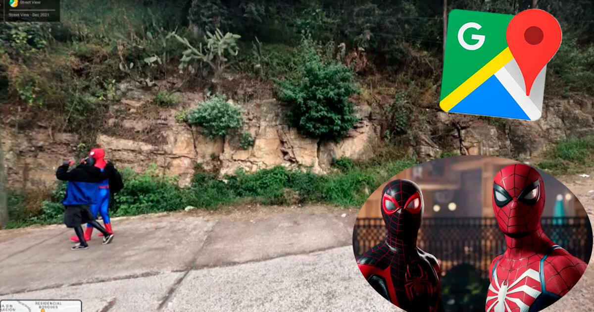 Capta a Peter Parker y Miles Morales en extraña escena con Google Maps: ¿Nueva cinta Spiderman?