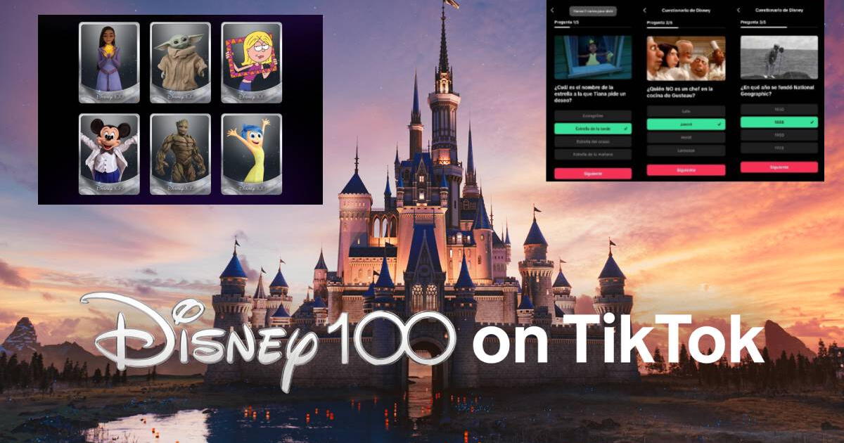 Cuestionario Disney 100 del miércoles 1 de noviembre: respuestas correctas del reto de TikTok