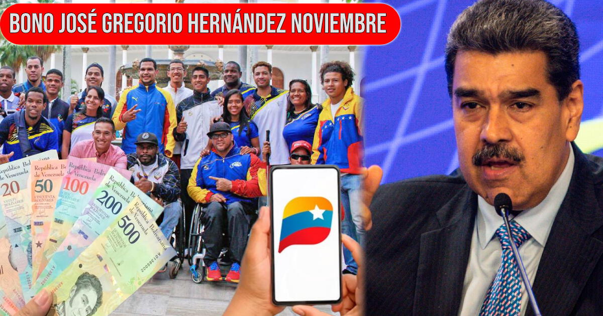Bono José Gregorio Hernández, noviembre 2023: nuevos montos, cronograma y últimas noticias